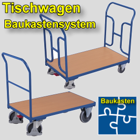 Tischwagen-Baukastensystem Rollwagen Rollenwagen
