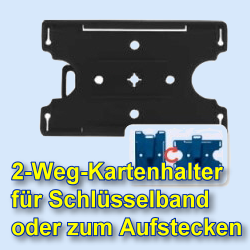 Ausweishllen Kartenhalter Plastik