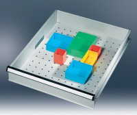 Alu-Schubfachbehlter--Arbeitstisch 200