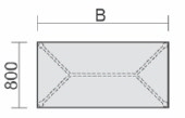 4-1 Schreibtisch mit Bodenausgleichsschrauben,