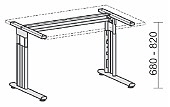 4-0 C-Fuss-Flex-Schreibtisch