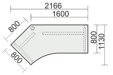 schreibtisch-4-fuss-pro-quadrat-135-links-Zeichnung