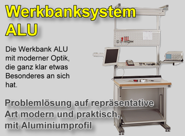 Arbeitstische Werkbank Alu