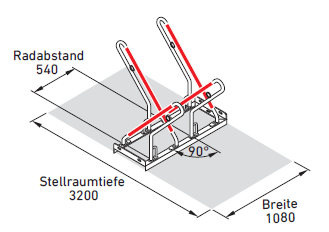 Anlehnparker 0500 XBF Zeichnung3