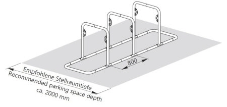 Fahrradstnder Galaxy Zeichnung 3