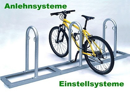 Fahrradständer Einstellsysteme