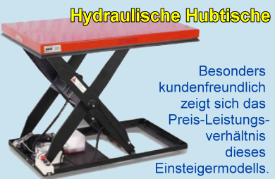 Hubwagen hydraulische Hubtische