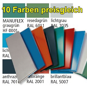 Planoflex-Registra Metallregale1-Farben