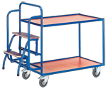 Tischwagen mit Trittstufen