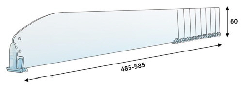 0195.1-2[1]-500 Fachteiler Ladeneinrichtung