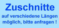 Scannerschienen Zuschnitte Scannerschiene