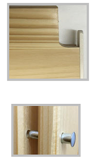 Boeden-Detail Holzregale