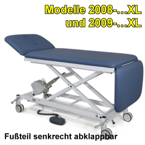 Therapieliege Modelle 2008