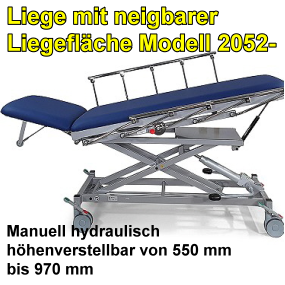 Untersuchungsliege Modell 2052-..XLH