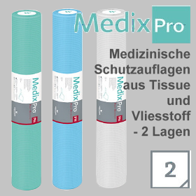 Aerztekrepp aus Tissue und Bliesstoff, rzterollen
